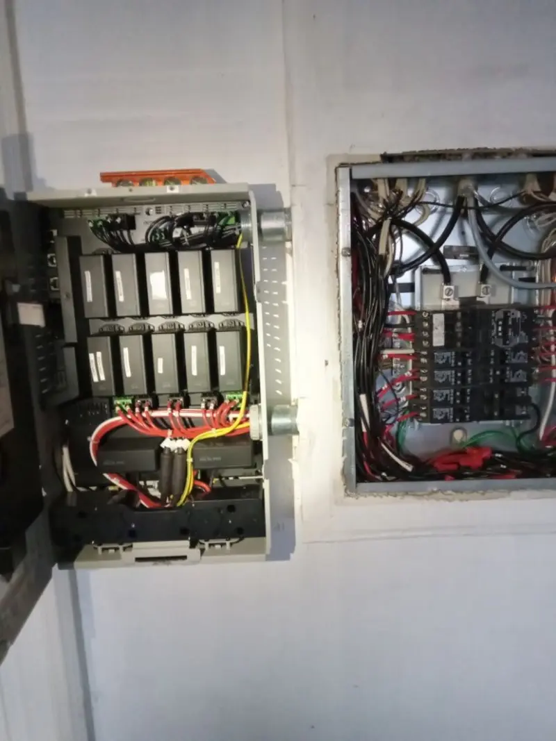 Electrical panel upgrade completed for Security Camera Wiring in Hidden Valley Lake